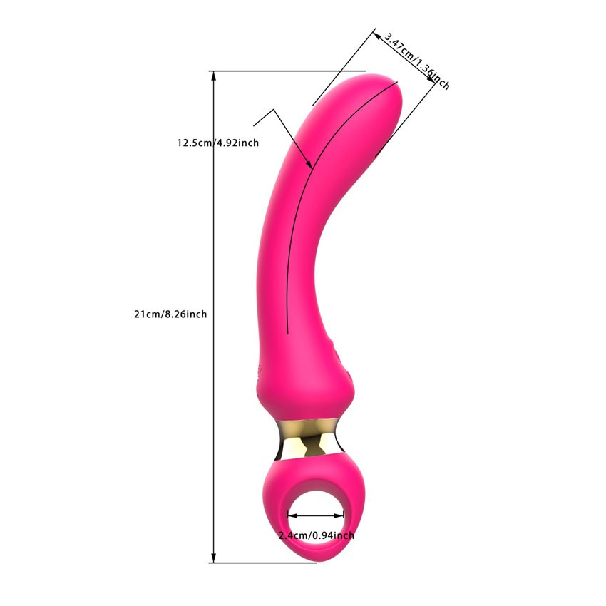 ВИБРОМАССАЖЁР 10 режимов вибрации, L рабочей части 141 мм, D 35 мм арт. MY-225