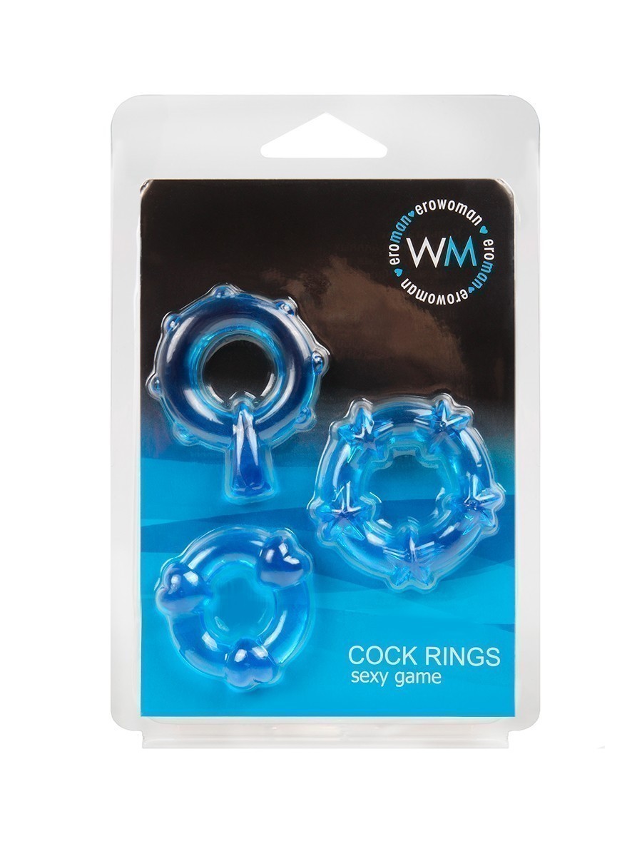 КОЛЬЦО ЭРЕКЦИОННОЕ 3 шт внутренний D 25x20x18 мм арт. EE-10299