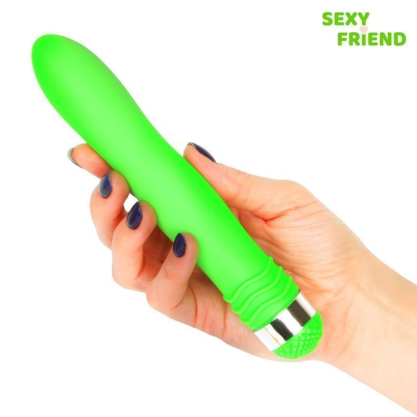 ВИБРОМАССАЖЁР L 175 мм D 29 мм цвет зелёный арт. SF-70232-7