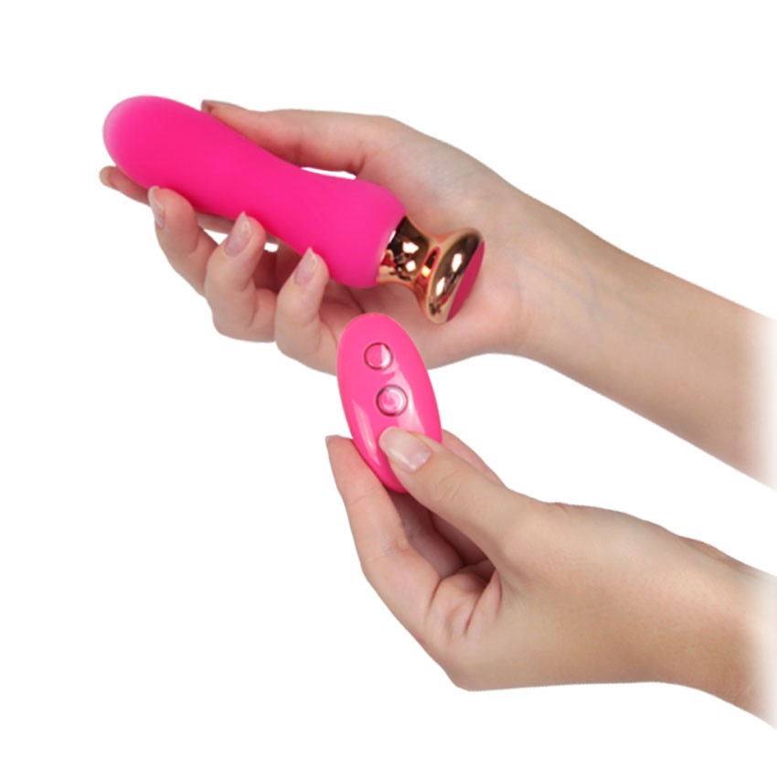 ВИБРОМАССАЖЁР L рабочей части 100 мм D 30 мм, 10 режимов вибрации, дистанционный пульт арт. MY-611