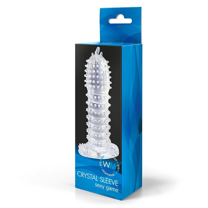 Насадка закрытая CRYSTAL SLEEVE L 130 мм D 35 мм арт. EE-10032