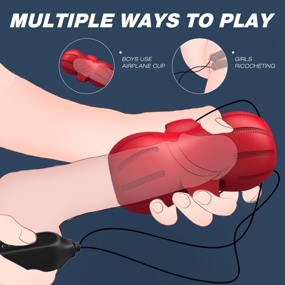 МАСТУРБАТОР С ВИБРАЦИЕЙ вес 197 г, 9 режимов вибрации, 3 скорости арт. SHD-S355-2