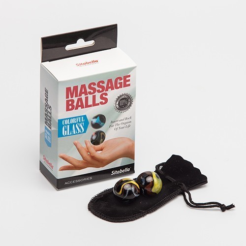 ШАРИКИ ВАГИНАЛЬНЫЕ (стекло) D 25 мм, 2 х 20 гр., артикул 8008