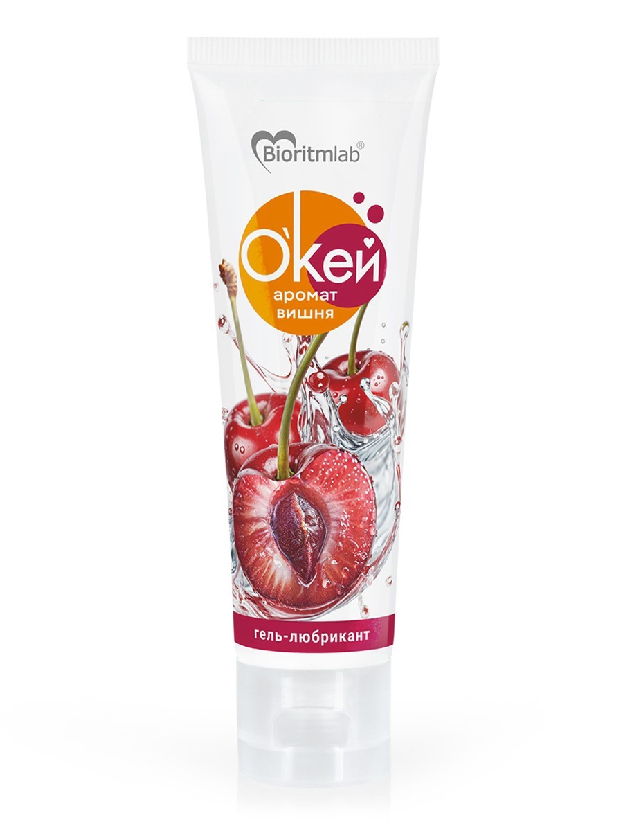 Гель-любрикант О`КЕЙ аромат ВИШНЯ туб пластиковый 50 г арт. LB-20004