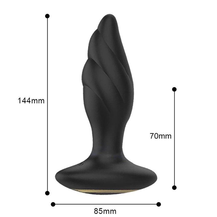 ВИБРОМАССАЖЁР 9 режимов вибрации, 9 режимов движения шариков, L рабочей части 114 мм D 42 мм, дистанционный пульт арт. SHD-S405-2 RCT