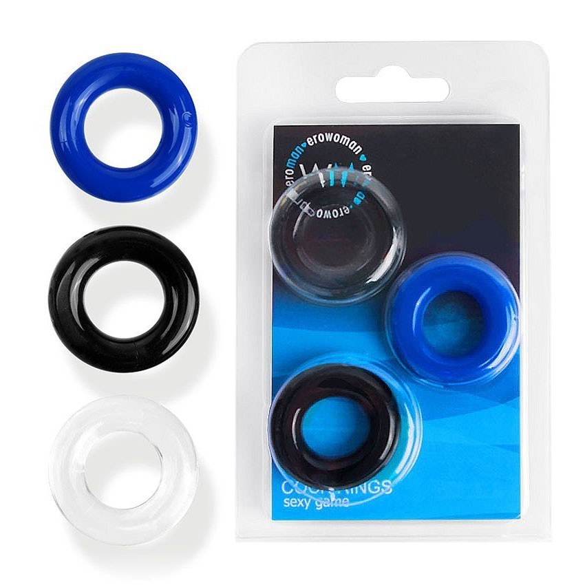 КОЛЬЦО ЭРЕКЦИОННОЕ 3шт арт. EE-10194