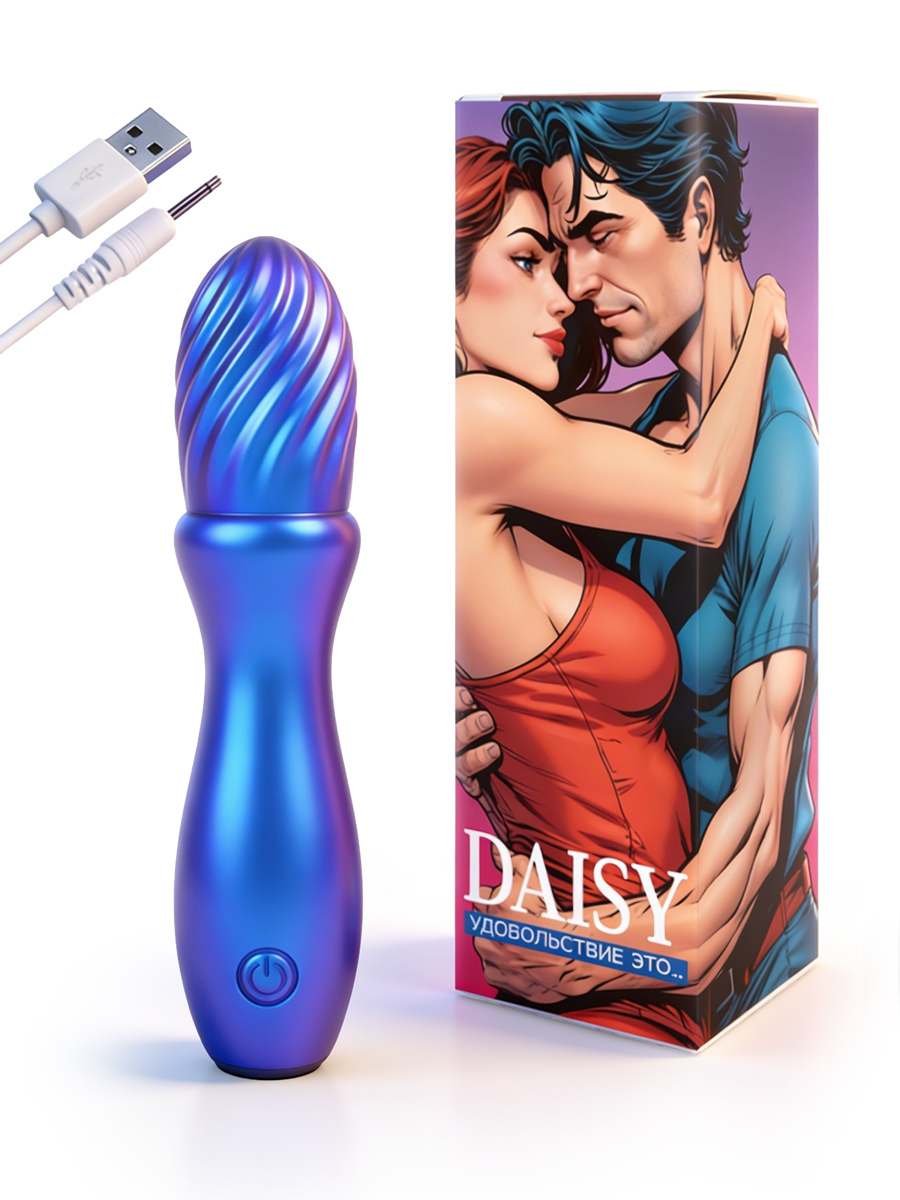 ВИБРОМАССАЖЁР L 140 мм D 32 мм, 10 режимов вибрации арт. DSY-50001 A