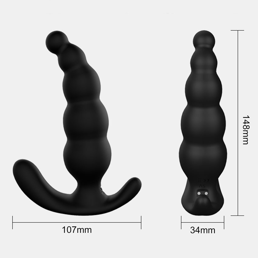 ВИБРОМАССАЖЁР 9 режимов вибрации, L 148 мм D 18x31x39 мм, дистанционный пульт арт. SHD-S199-2 RCT