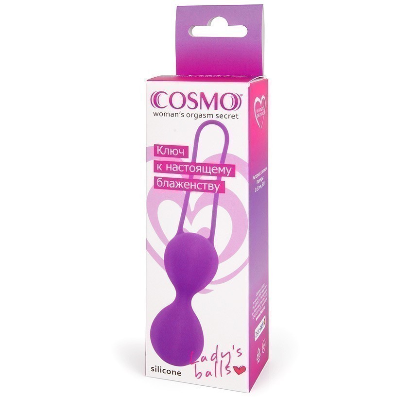 ШАРИКИ ВАГИНАЛЬНЫЕ D 31 мм, вес 60 г, цвет фиолетовый арт. CSM-23135
