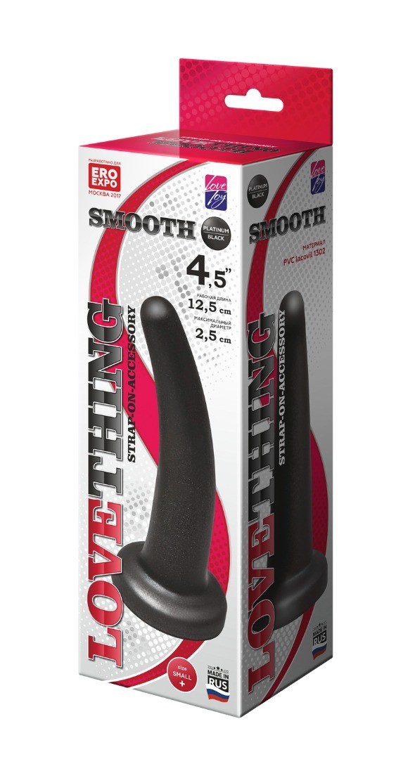 Втулка анальная SMOTH, L 125 мм, D 25 мм цвет чёрный арт. 137304