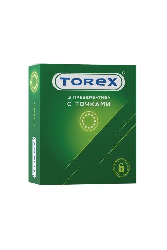 ПРЕЗЕРВАТИВЫ С ТОЧКАМИ TOREX № 3 