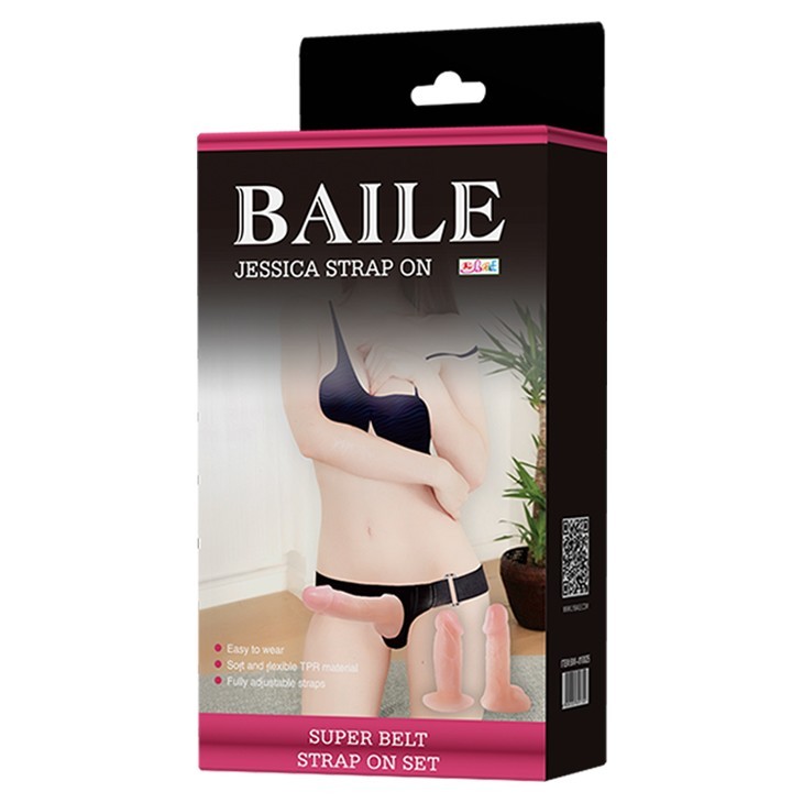 ФАЛЛОИМИТАТОР НА ТРУСИКАХ JESSICA L 100 мм D 30 мм арт. BW-022034