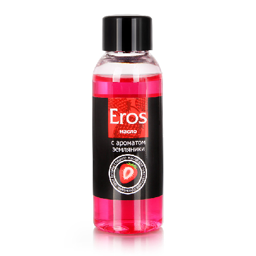 Масло массажное EROS FANTASY (с ароматом земляники)  флакон 50 мл арт. LB-13006