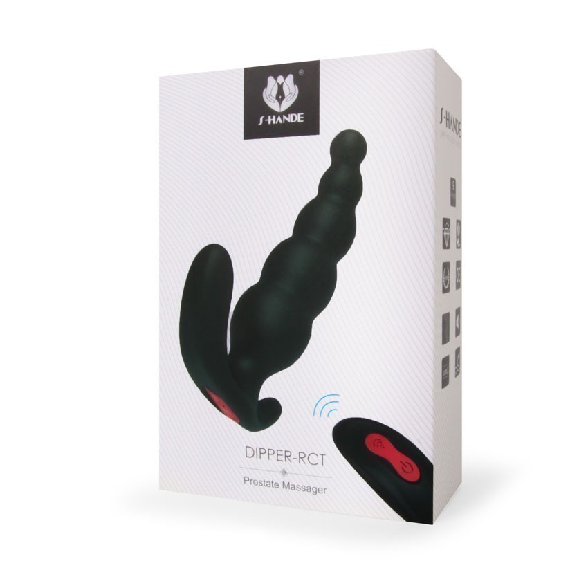 ВИБРОМАССАЖЁР 9 режимов вибрации, L 148 мм D 18x31x39 мм, дистанционный пульт арт. SHD-S199-2 RCT