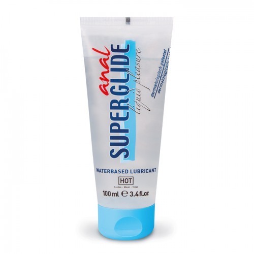 Любрикант HOT Anal Superglide  Waterbased Lubricant на водной основе 100 мл, арт.44043