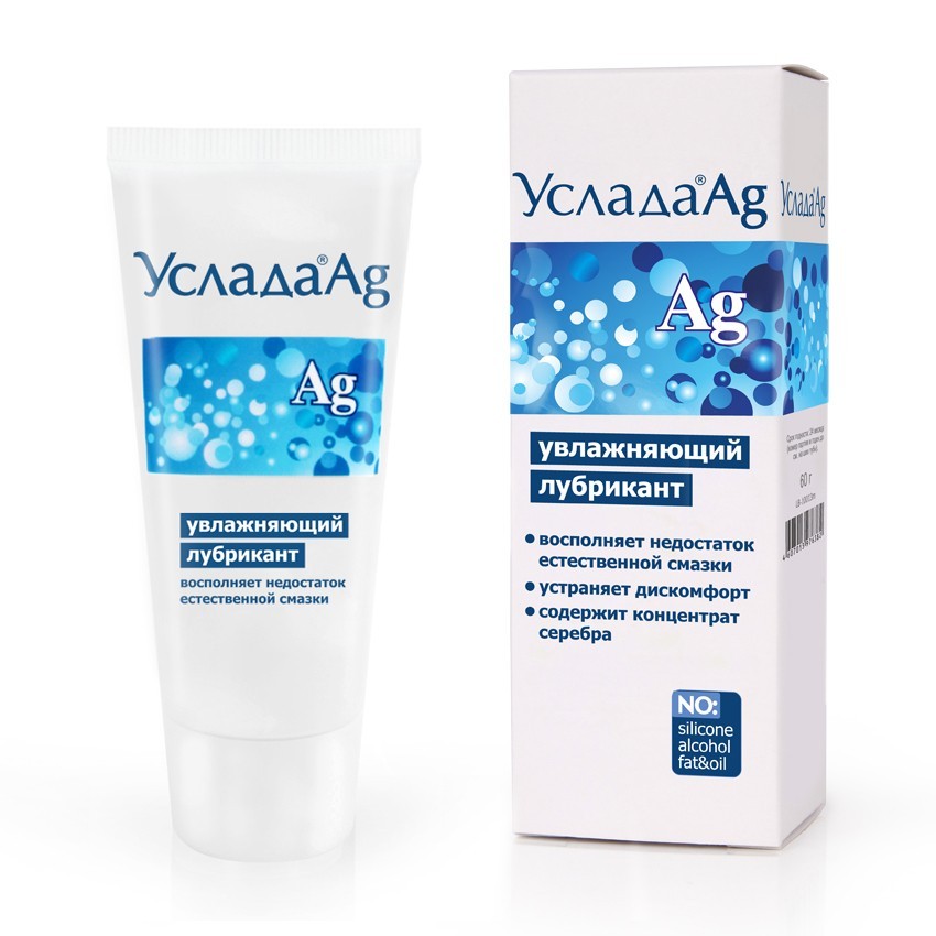 Лубрикант увлажняющий Услада ® Ag по ТУ 21.20.23-006-25074123-2020 60 г арт. LB-10013m