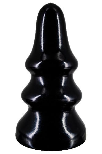 ПЛАГ-МАССАЖЕР ДЛЯ ПРОСТАТЫ BLACK MAGNUM 19 В ЛАМИНАТЕ L 220/205 мм, D 93 мм, цвет чёрный арт. 421900