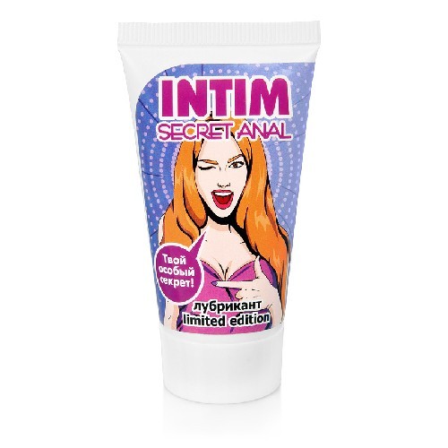 Лубрикант INTIM HOT SECRET ANAL серии LIMITED EDITION туб пластиковый 25 г арт. LB-60009-1