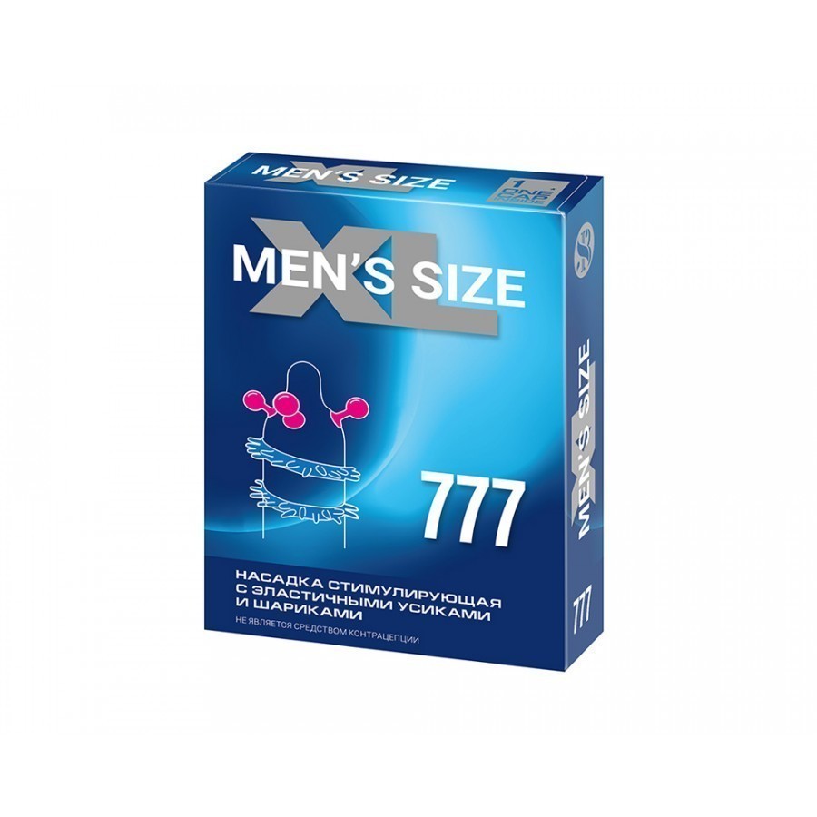 НАСАДКА СТИМУЛИРУЮЩАЯ SITABELLA MEN SIZE 777 арт. 1447