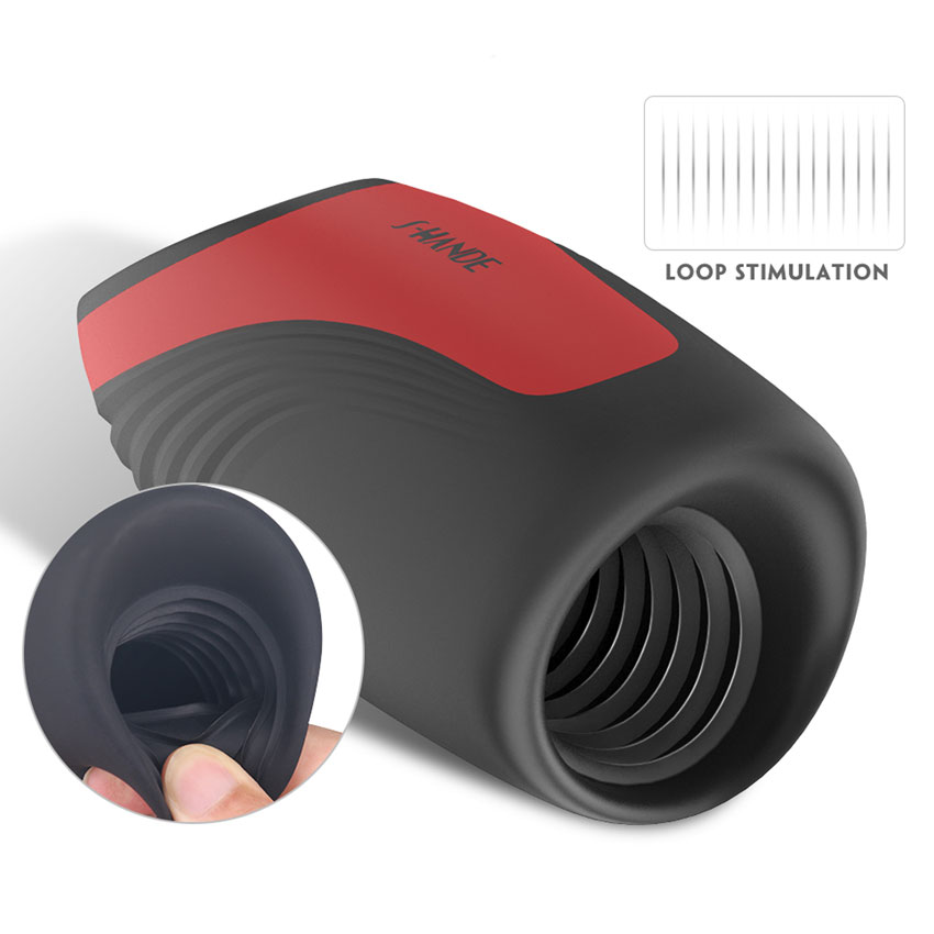 МАСТУРБАТОР С ВИБРАЦИЕЙ 9 режимов вибрации, режим вакуума, режим нагрева, L 192 мм, D 78 мм D внутренний 40 мм, вес 406 г арт. SHD-S209