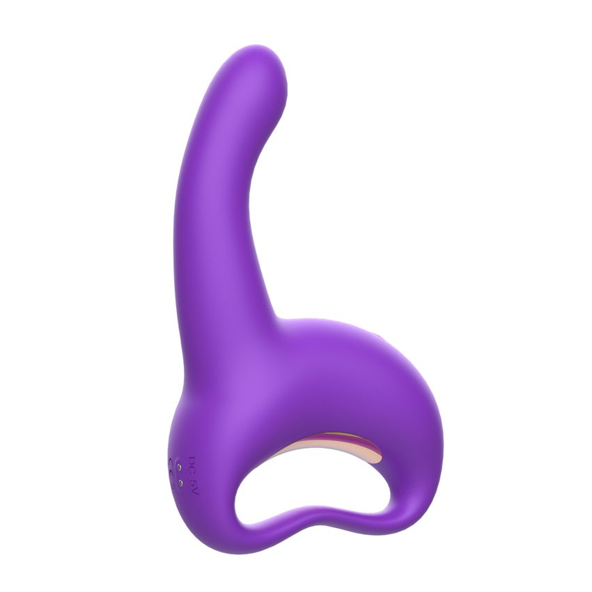 ВИБРОМАССАЖЁР 10 режимов стимуляции G-точки, L рабочей части 112 мм D 32 мм, фиолетовый арт. MY-1901