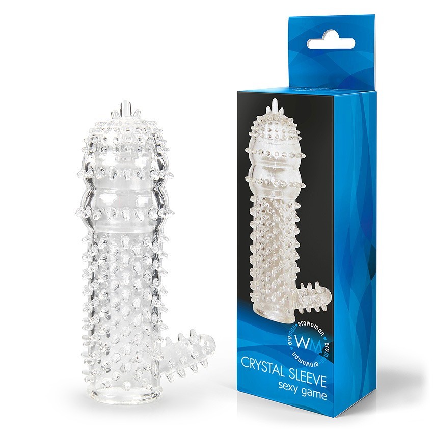 Насадка закрытая CRYSTAL SLEEVE L 130 мм D 35 мм арт. EE-10031