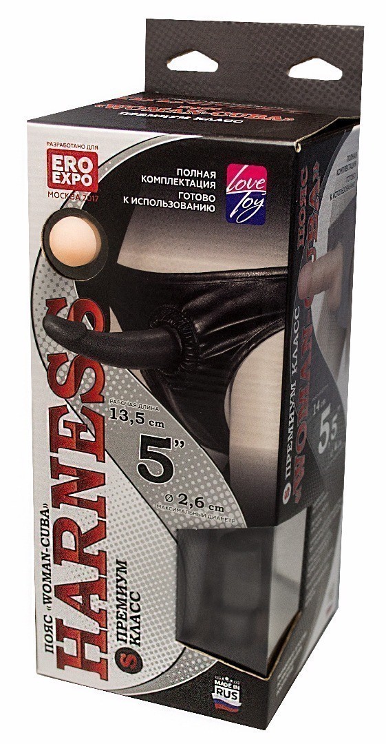 Плавки премиум класс (S) WOMAN CUBA с 2-мя насадками D 40 мм, L 140 мм и  D 26 мм, L 135 мм, арт. 317503