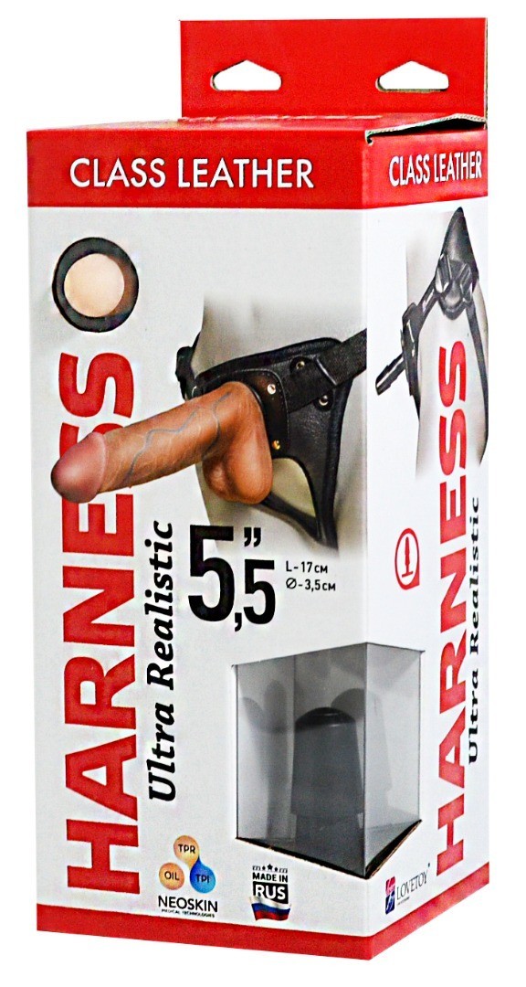 Фаллоимитатор на трусиках HARNESS, L 170 мм, D 35 мм арт. 630803