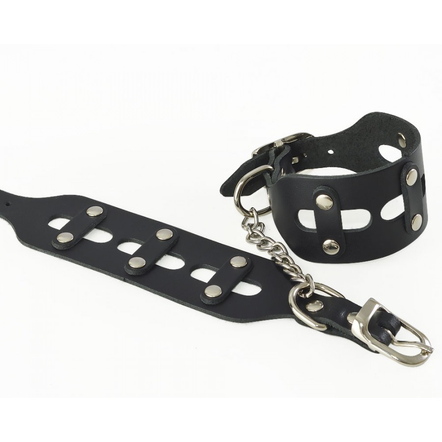 НАРУЧНИКИ ЦЕЗАРЬ ЧЕРНЫЕ артикул 3404-1