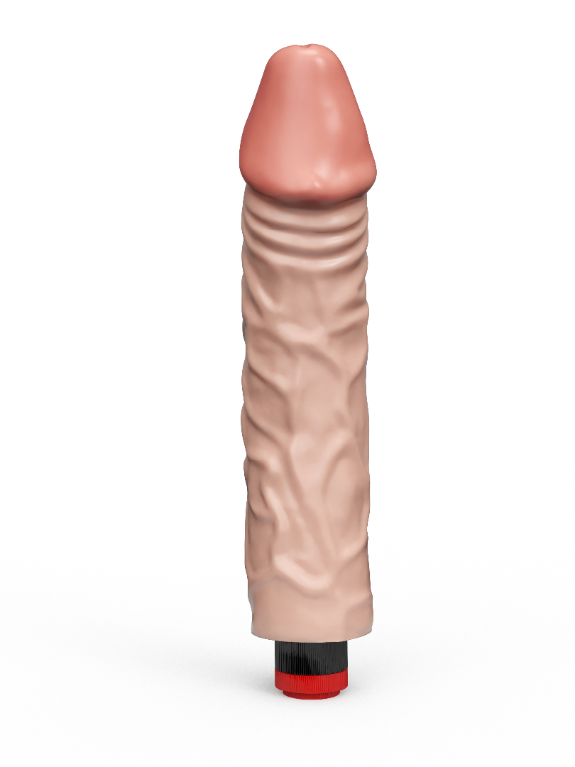 ВИБРАТОР РЕАЛИСТИК ГИГАНТ В ЛАМИНАТЕ L 320 мм D 70 мм киберкожа артикул 910100