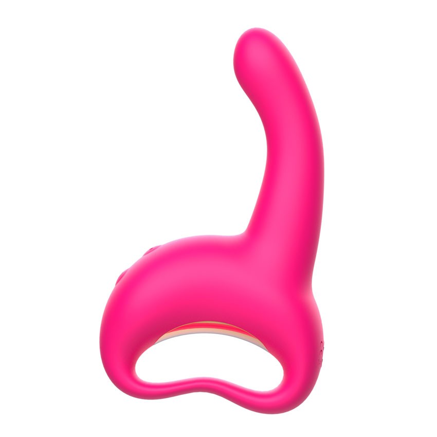 ВИБРОМАССАЖЁР 10 режимов стимуляции G-точки, L рабочей части 112 мм D 32 мм, розовый арт. MY-1901