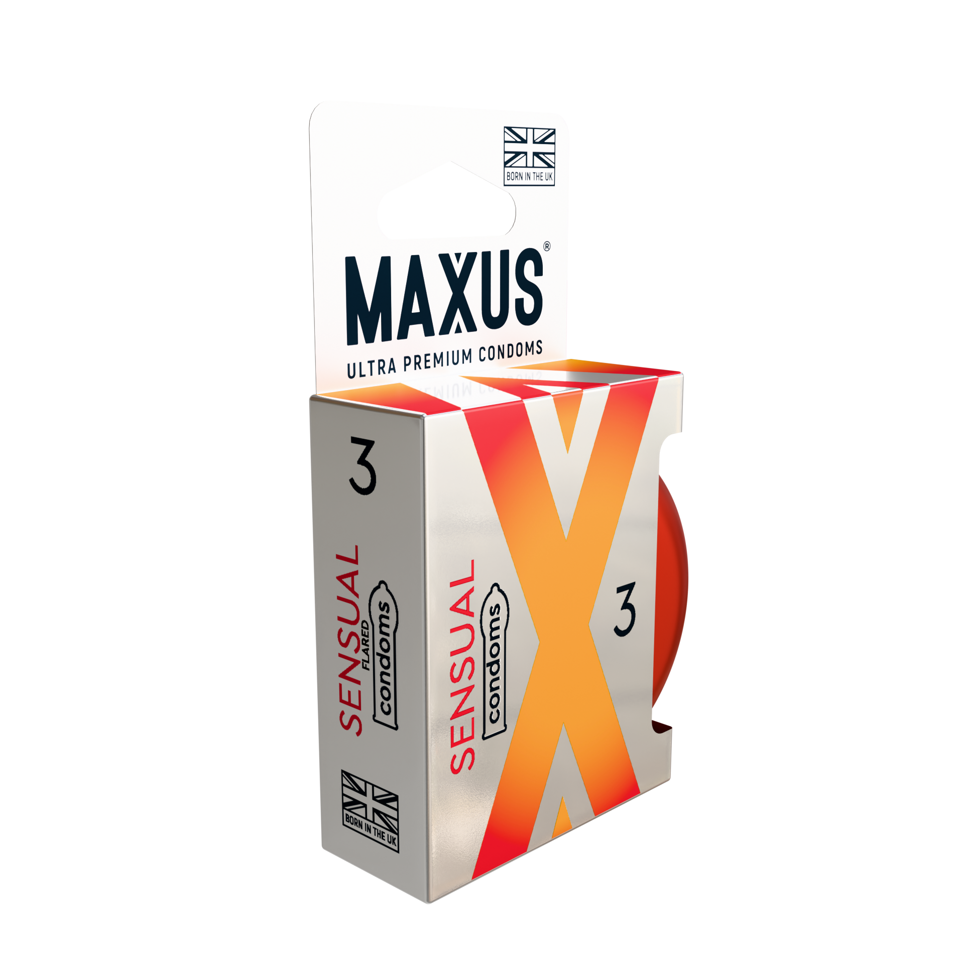 ПРЕЗЕРВАТИВЫ MAXUS SENSUAL №3 X-EDITION (гладкие анатом.) в кейсе
