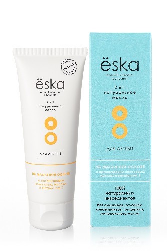 НАТУРАЛЬНОЕ МАСЛО 2 В 1 ДЛЯ ЛЮБВИ ЁSKA , 75 мл