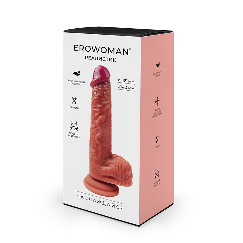 ФАЛЛОИМИТАТОР L 200 мм D 35 мм, арт. ER-30131