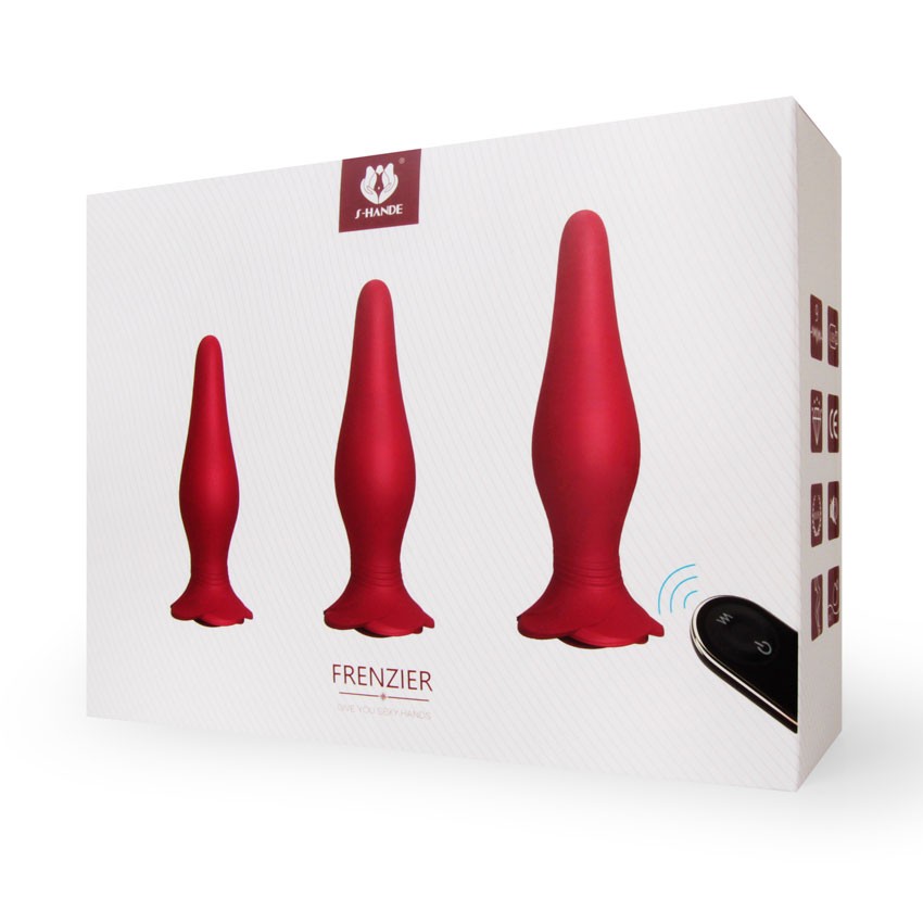 ВИБРОМАССАЖЁР (один вибратор, три насадки) 9 режимов вибрацииарт, L 108x123x140 мм D 30x34x38 мм, дистанционный пульт  SHD-S565-2 RCT