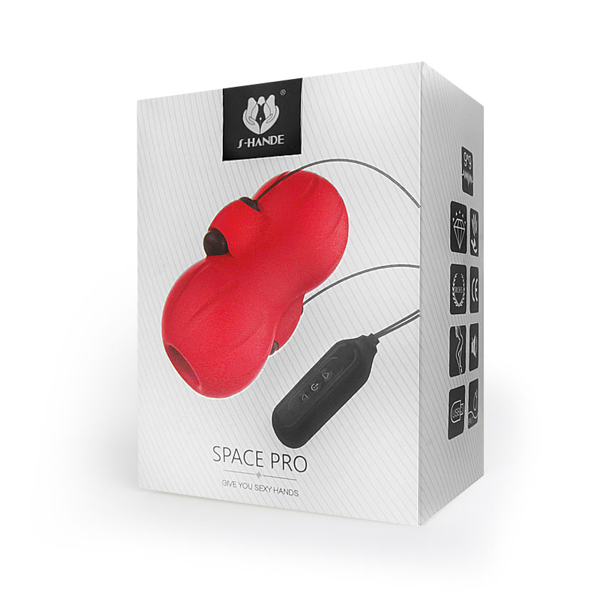 МАСТУРБАТОР С ВИБРАЦИЕЙ вес 197 г, 9 режимов вибрации, 3 скорости арт. SHD-S355-2