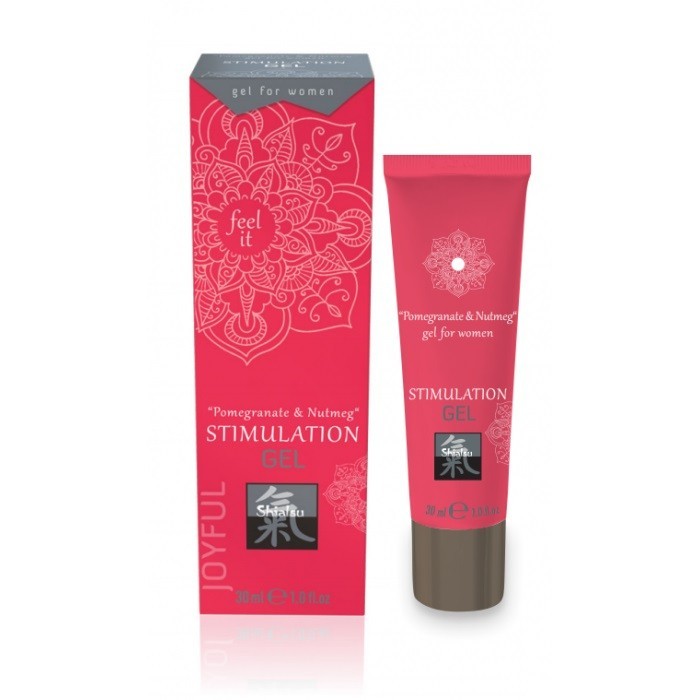Интимный гель Джой Гранат и Мускатный орех, Шиатсу/Shiatsu STIMULATION GEL Pomegranate & Nutmeg for women, 30 мл. арт. 67210