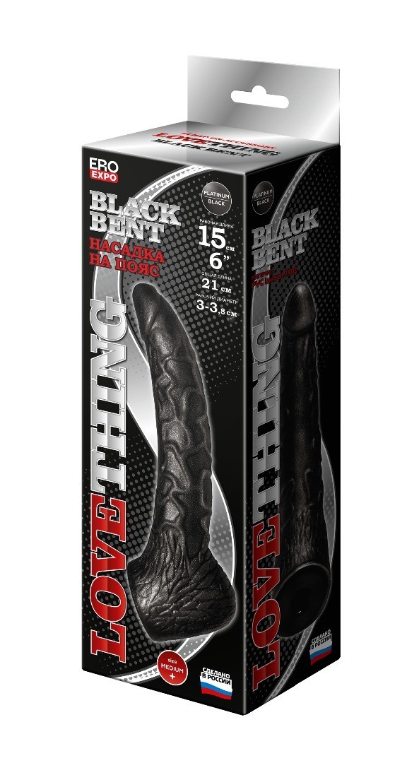 Втулка анальная BLACK BENT, L 150 мм, D 35 мм цвет чёрный арт. 132304