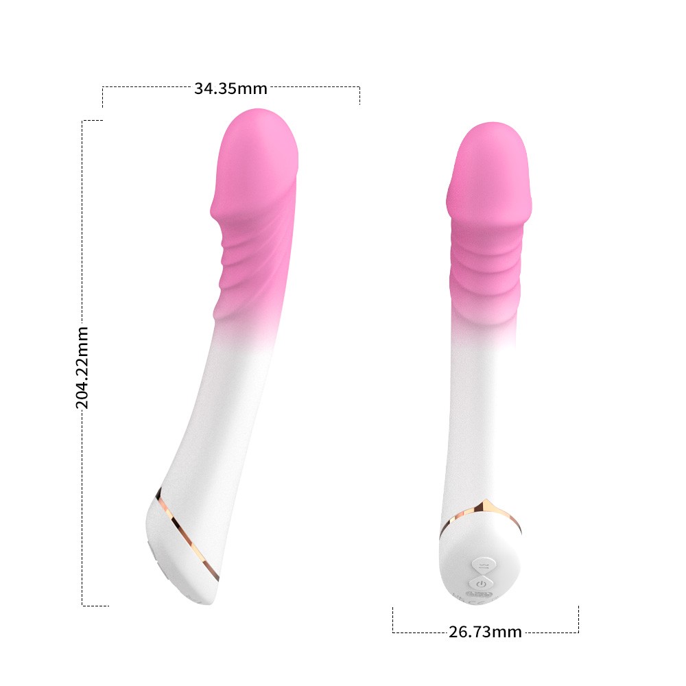 ВИБРОМАССАЖЁР L 205 мм D 35 мм, 9 режимов вибрации арт. USK-V23