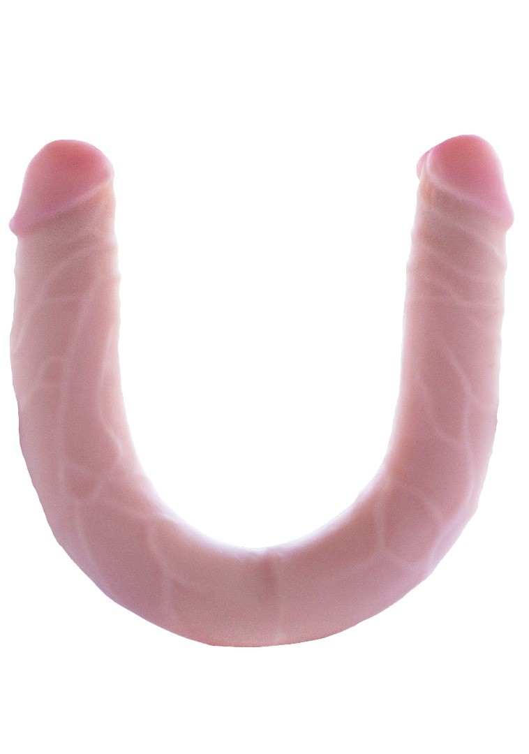 Фаллоимитатор двухсторонний FLEX&FIX SISTEM в ламинате L 495 мм, D 39 мм, киберкожа арт. 940500