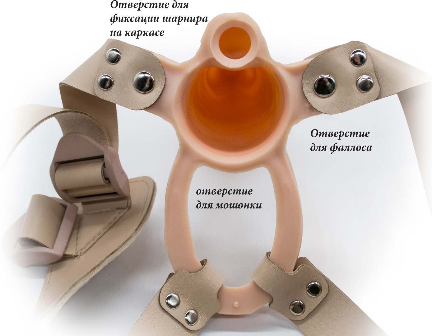 МУЖСКОЙ ПАРАПРОТЕЗ НА КАРКАСЕ MEN STYLE  D 35 мм, L 145 мм, арт. 742103