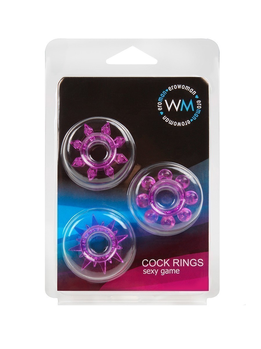 КОЛЬЦО ЭРЕКЦИОННОЕ 3шт внутренний D 15 мм арт. EE-10298