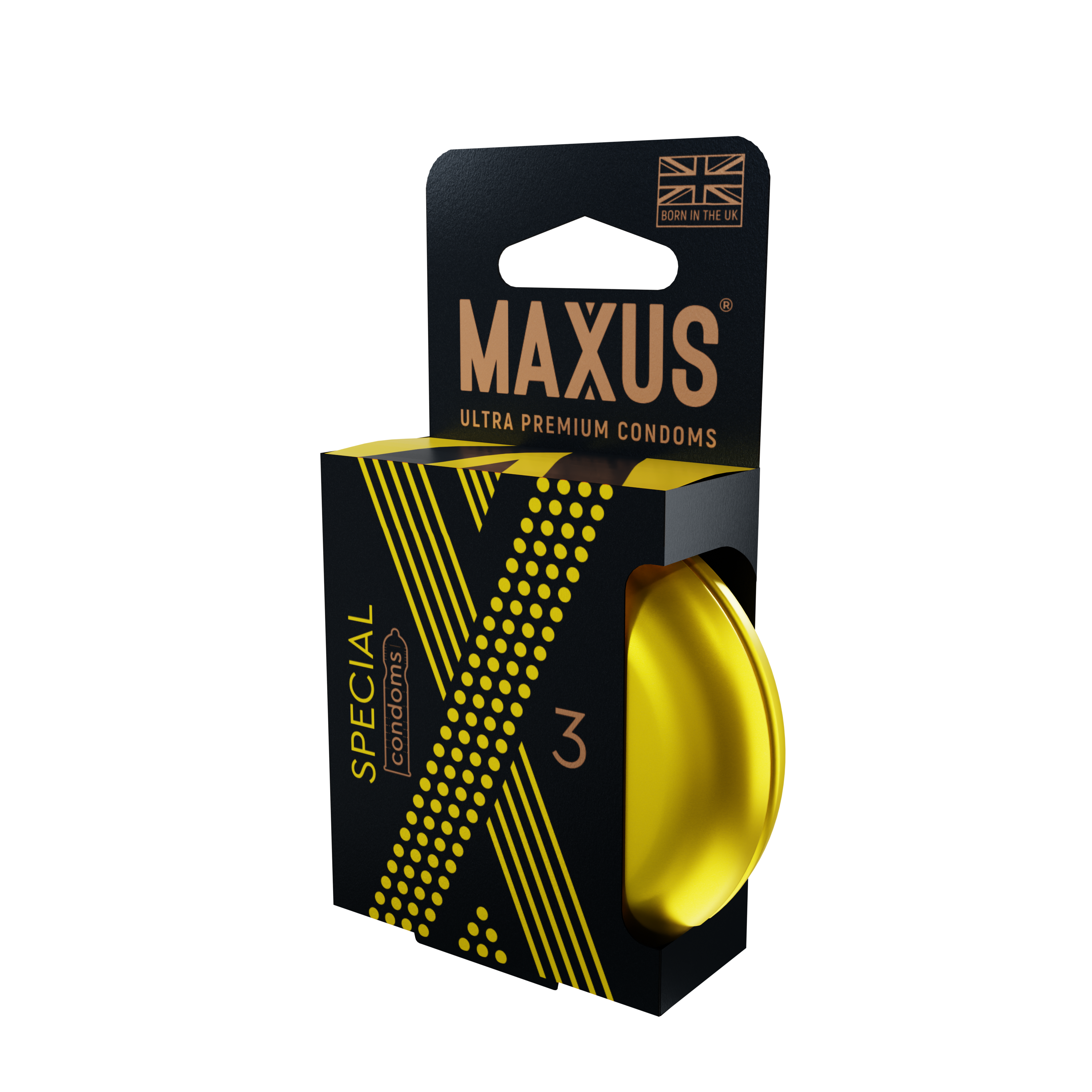 ПРЕЗЕРВАТИВЫ MAXUS SPECIAL №3 X-EDITION (точечно-ребристые) в кейсе