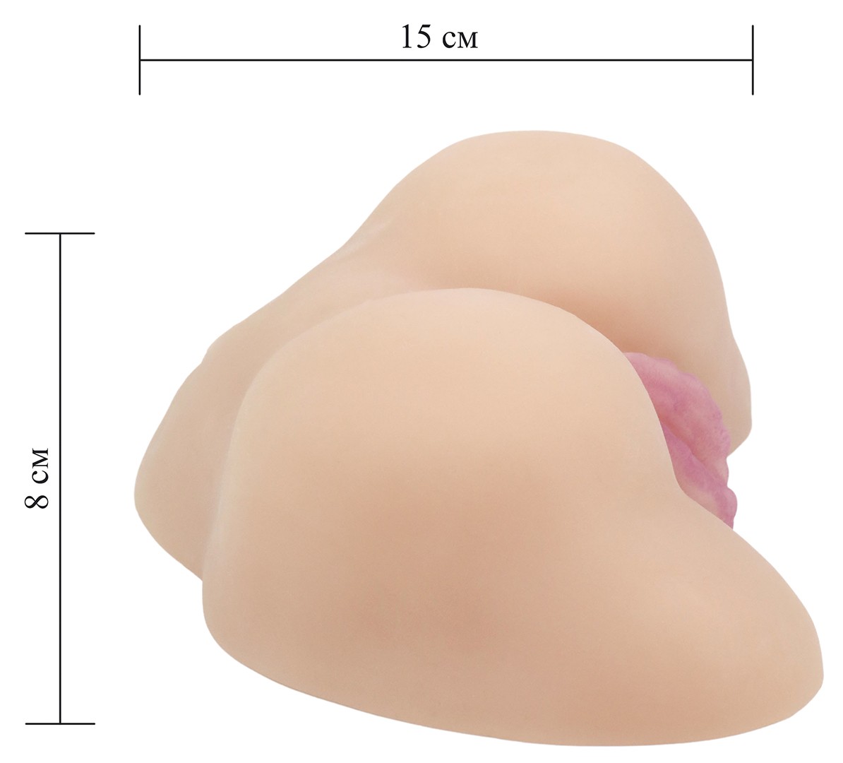 ВАГИНА С ВИБРАЦИЕЙ 190x155x70 мм арт.667321