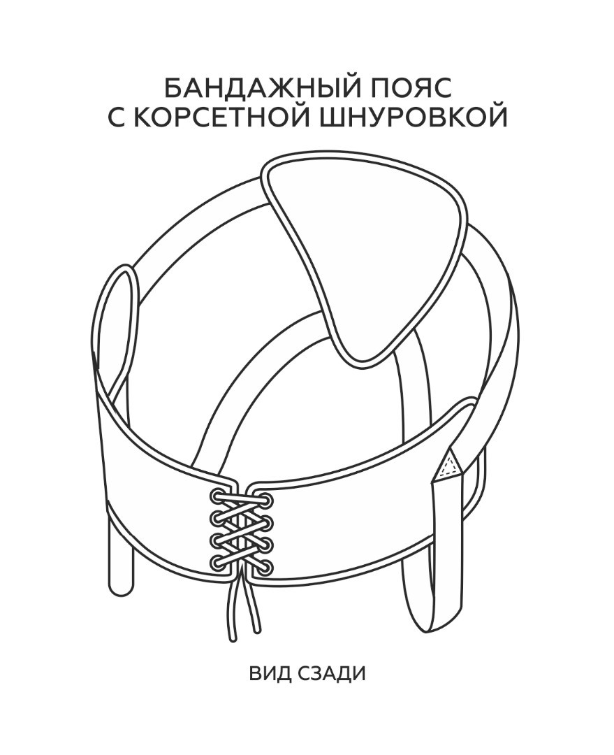 ТРУСИКИ HARNESS UNI STRAP С КОРСЕТОМ , арт. 070003