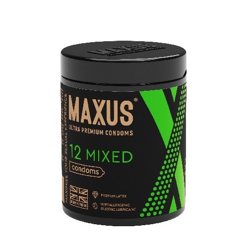 ПРЕЗЕРВАТИВЫ MAXUS MIXED № 12 X-EDITION (набор) в кейсе