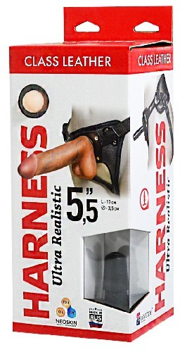 Фаллоимитатор на трусиках HARNESS, L 170 мм, D 35 мм арт. 630803