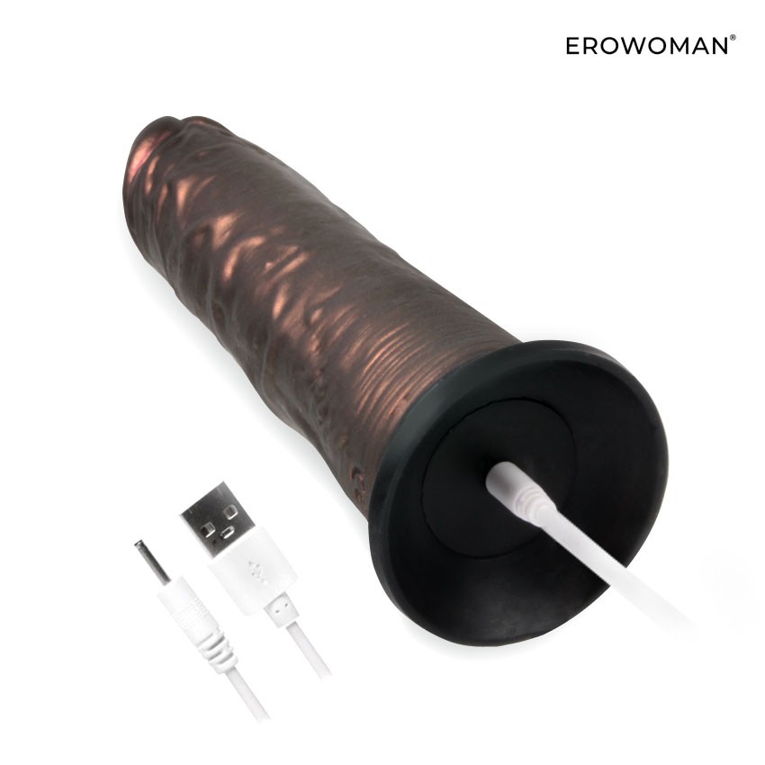 ВИБРОМАССАЖЁР L рабочей части 190 мм D 42 мм, 10 режимов вибрации, дистанционный пульт арт. LET-14008