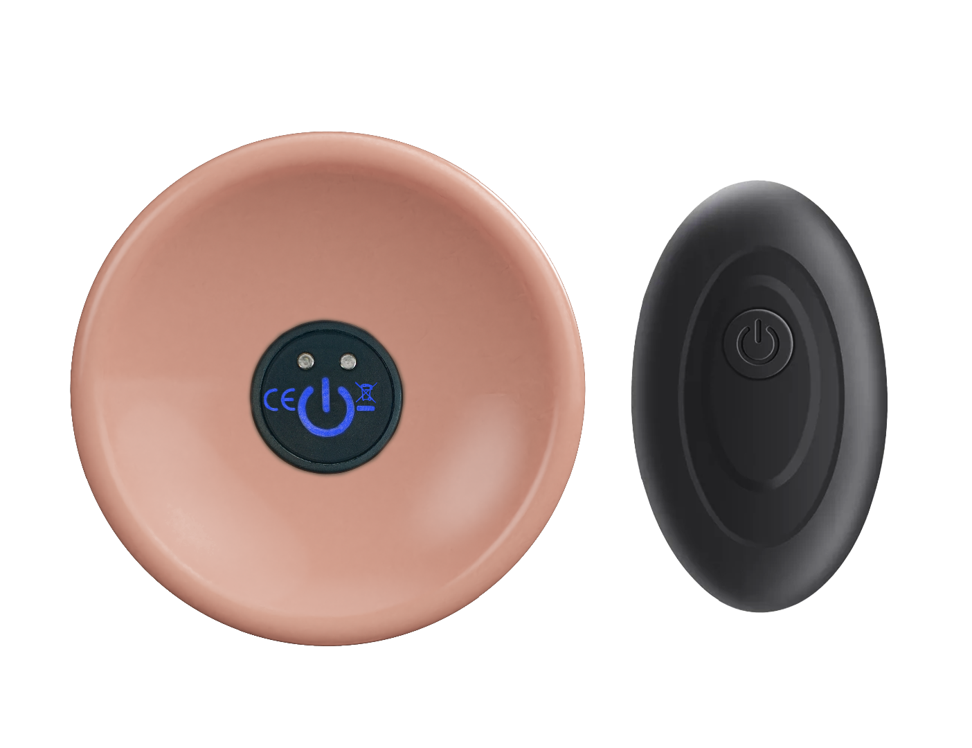 ВИБРАТОР REAL STANDART НА ПРИСОСКЕ С ПУЛЬТОМ Д/У, L 125 мм, D 40 мм арт. 024743