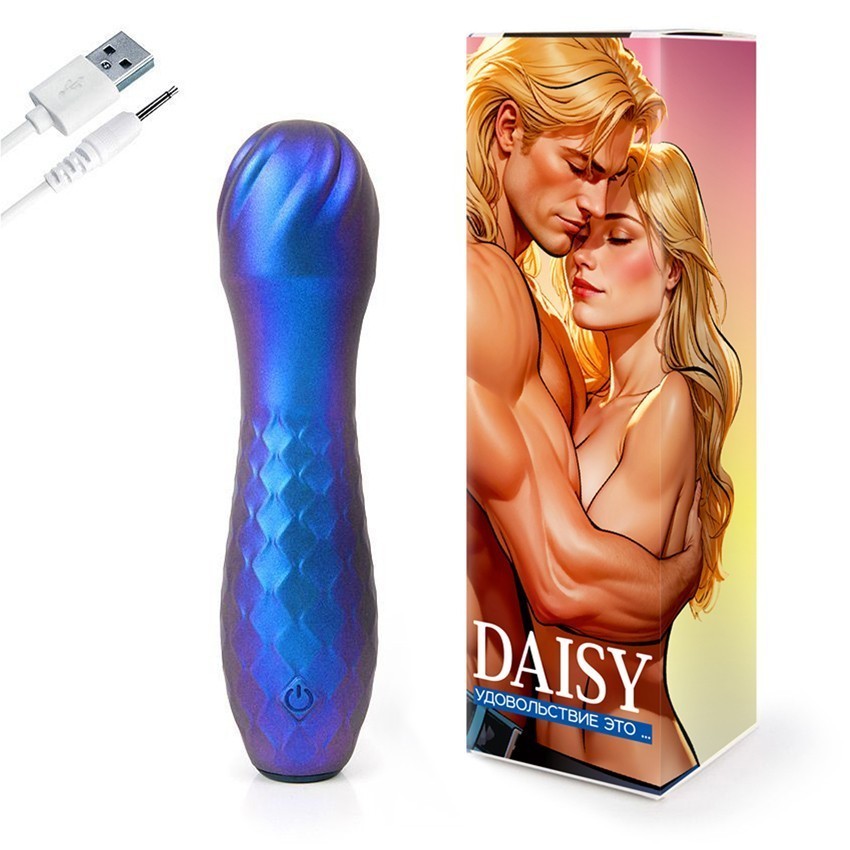 ВИБРОМАССАЖЁР L 140 мм D 35 мм, 10 режимов вибрации арт. DSY-50001 B